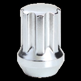 14X1.50 SPLINE NUT 7 SPLINE CHROME