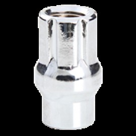 12X1.25 SPLINE E.T. OPEN NUT 6 SPLINE CHROME