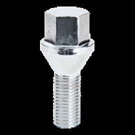 12X1.25 BOLT 17MM SHANK:24MM CHROME