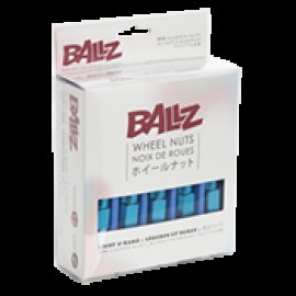 ALUM. NUT 12X1.25MM 19MM BLUE 20pcs