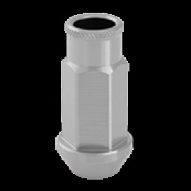 ALUM. NUT 12X1.25MM 19MM SILVER