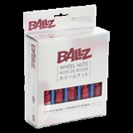 NUTS ALUM. 12X1.50MM 19MM RED 20mcx