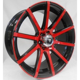 0039 - 22''X 9.5 RED & BLACK