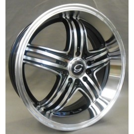 W288 , 18''x8 BLACK MACHINED