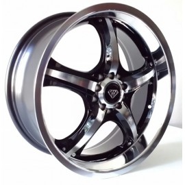 G511 18''X8 BLACK MACHINED