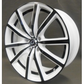 W5363 18''X 8 WHITE & BLACK