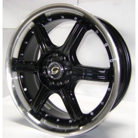 G780 18''X8 BLACK MACHINED