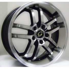 G817 18''X 8  BLACK MACHINED