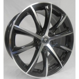 W1026  18''X8 BLACK MACHINED