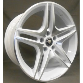 W5055 18X 9.5 WHITE & MACHINED