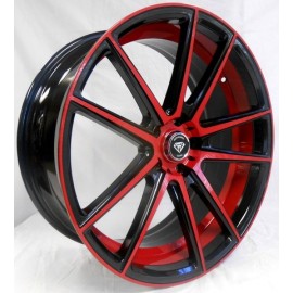 W3195 22''X9 RED & BLACK