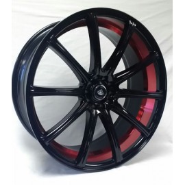 W3195 20''X 8.5 BLACK INNER RED LIP