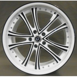 W179 20''X 8.5 BLACK LINE & WHITE