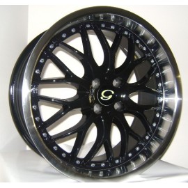 G901 17''X 7.5 BLACK MACHINED