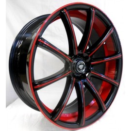 W3195 20''X 8.5 RED & BLACK