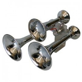 Chrome Train Horn (3pc.)