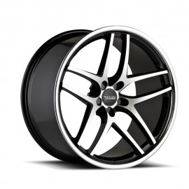 BM7 | Machined/Black, Stainless Steel Chrome Lip