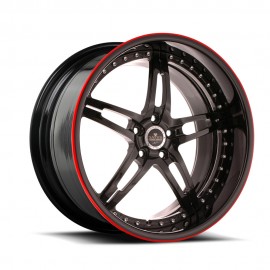 SV10- S - black red pinstripe