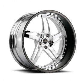 SV16- S -  chrome carbon fiber lip