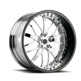 SV17- S -  chrome carbon fiber lip