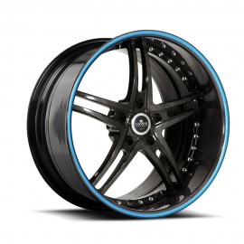 SV23- S -  carbon fiber blue pin stripe
