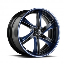 SV30- S - Brushed Blue & Black