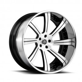 SV38 - Brushed Black & Chrome
