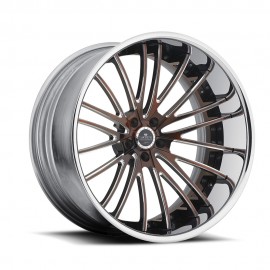 SV45-C | Xtreme Concave | Bronze Brushed/High Polish Center, Chrome Outer