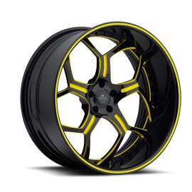 SV53 | Signature | Black/Yellow Center | Black Outer | Yellow Pinstripe