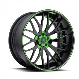 SV54-C | Xtreme Concave | Gl. Black/C. Match Center, Gl. Black Outer w/C. Match Pinstripe