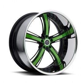 SV56 | Signature | Black/Green Center | Chrome Lip