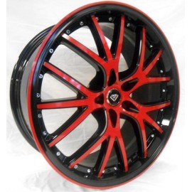 530 , 20''X8.5 RED & BLACK