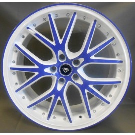 530 , 20''X8.5 BLUE & WHITE